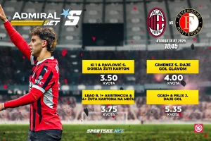 AdmiralBet specijal - Milan kreće iz minusa, borbeni Pavlović ili motivisani Himenez na Fejenord?